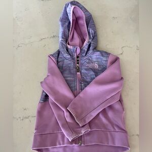 North Face Toddler Fleece Zip up with hood